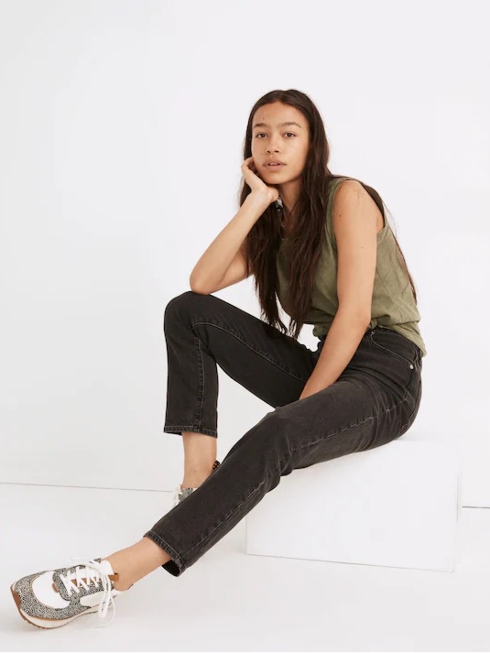 Madewell Curvy Perfect Vintage Jean in Lunar Wash